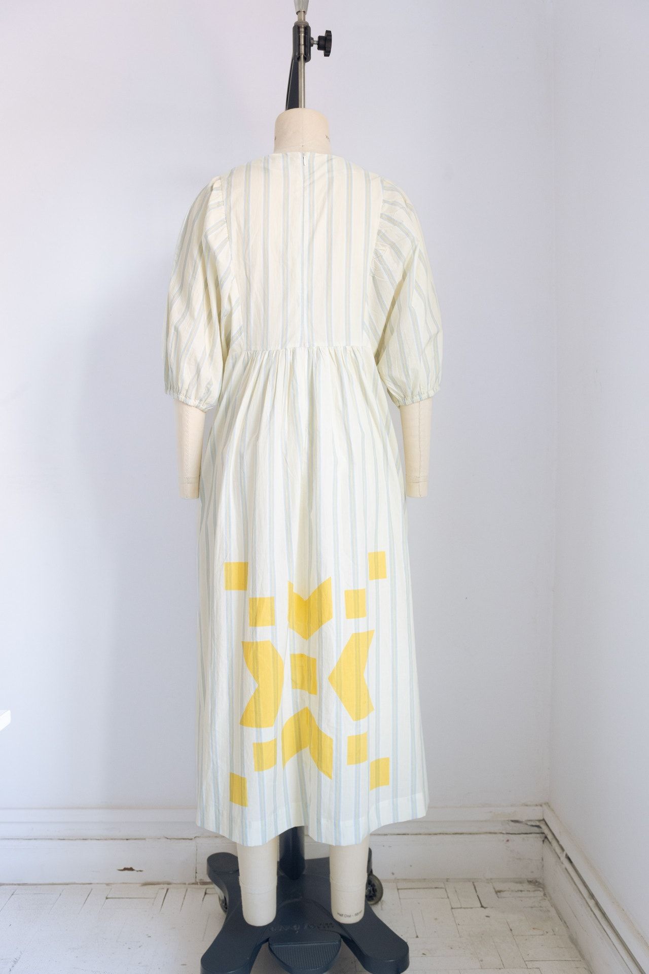 타이니코튼 스트라이프 미디 원피스 VESTIDO A RAYAS SS25-628J13 ONE COLOR - 상세 이미지 5
