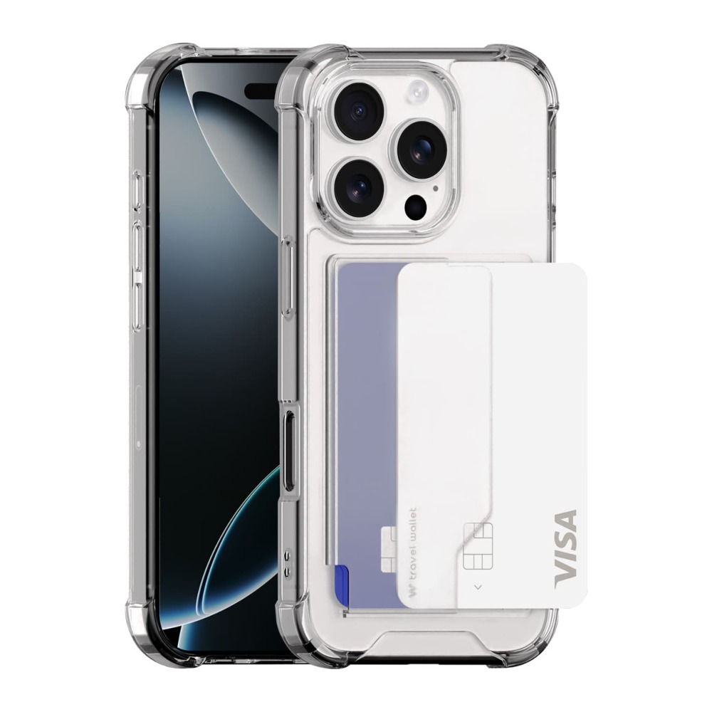 168cm 카드수납 케이스 2장 범퍼 투명, 아이폰7-8-SE2-SE3 공용