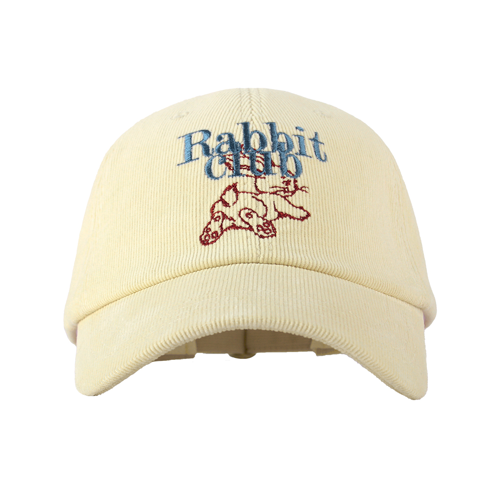 국내제작 Rabbit club 코듀로이모자 여성캡 골덴야구모자 이미지 7