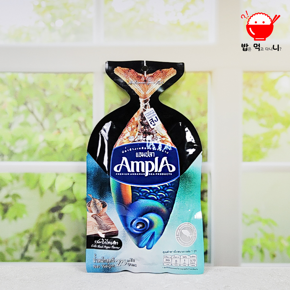 앰플라로스티드 전갱이포 후추맛 단품25g 건어물 술안주 어포 마른안주 맥주안주 편의점 - 상품 이미지