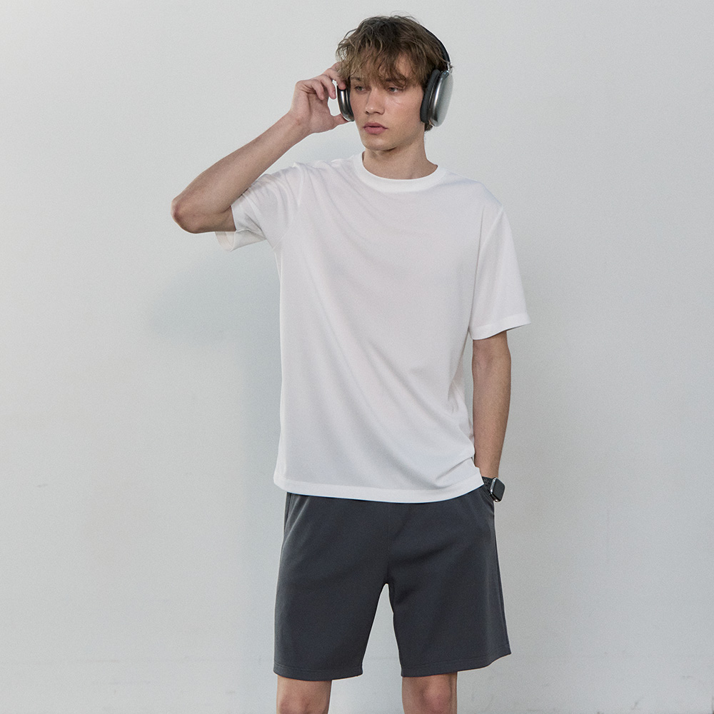 베이직하우스 2SET 하프 팬츠 폴리메쉬 나일론 면5부 버뮤다 반바지 4종