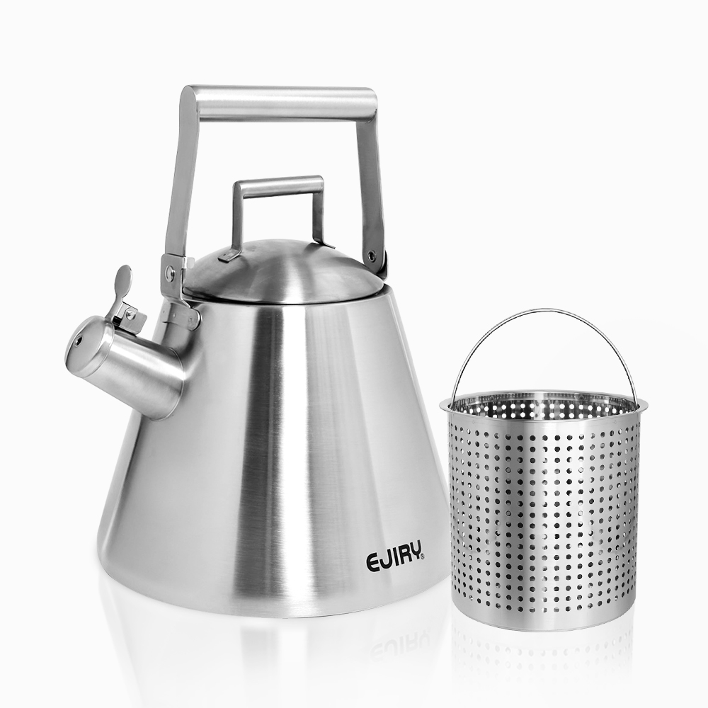 에지리 스텐 인덕션 휘슬주전자 4L, 1개