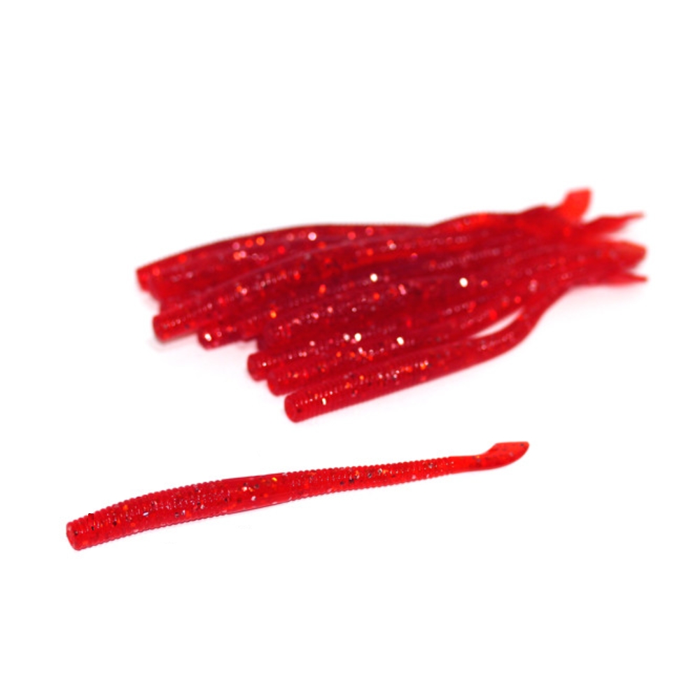 캣츠크로우 컷티 컷테일 네꼬리그 스트레이트웜 005 레드 실버, 10cm(4인치) - 상세 이미지 3