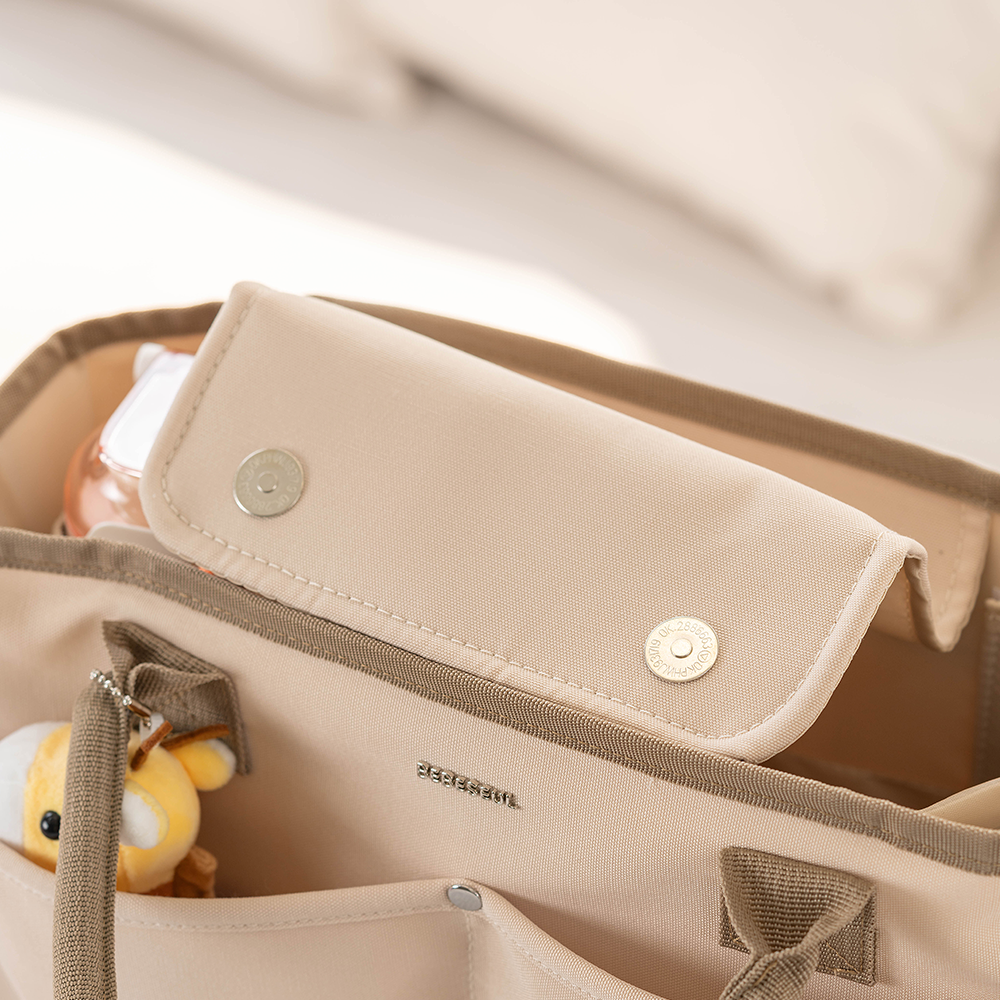 베베슬 가벼운 방수 기저귀가방 숄더백 벨크로파티션