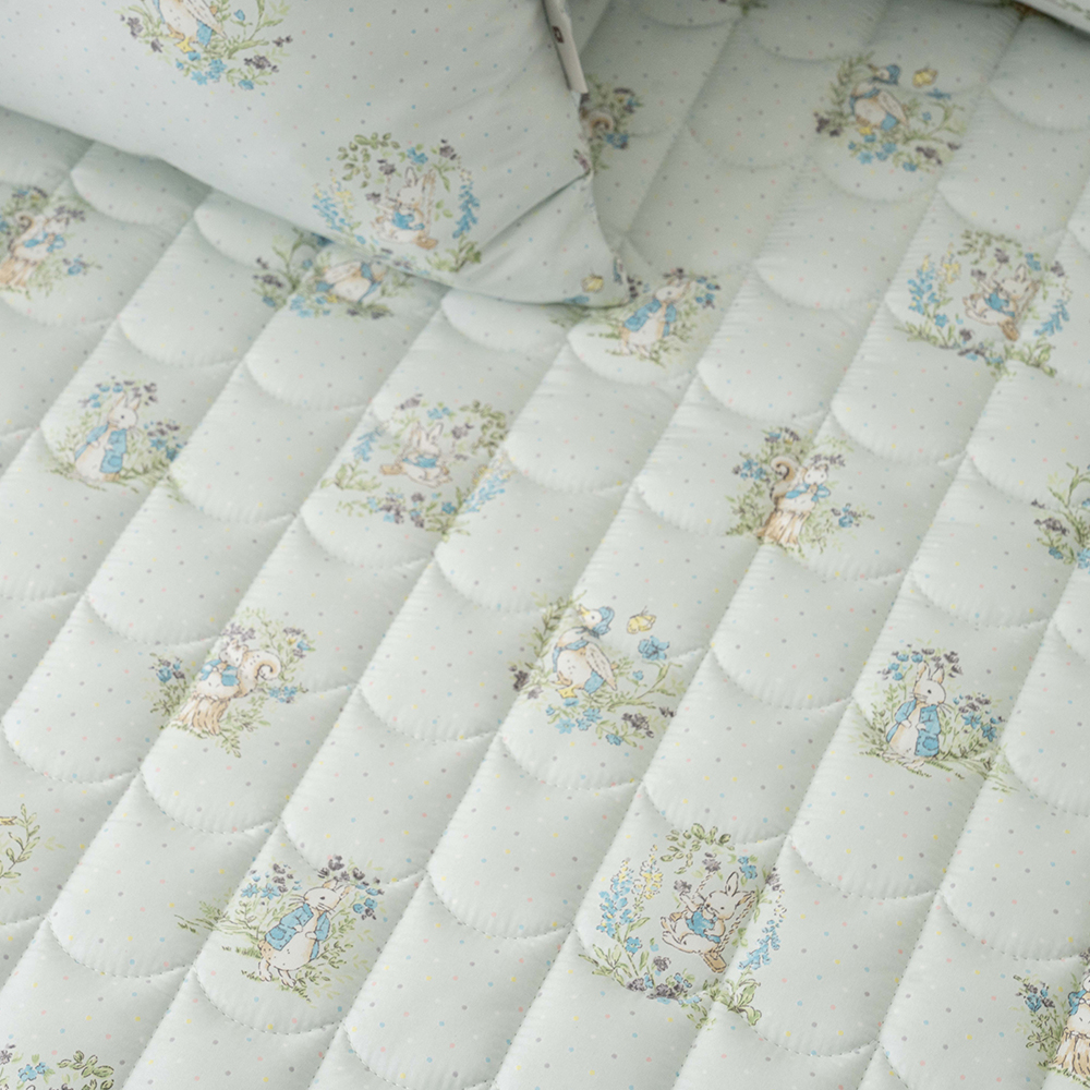 송화인데코 바니 알러지케어 먼지없는패드 논슬립 고무밴드 SS 어린이 침대패드