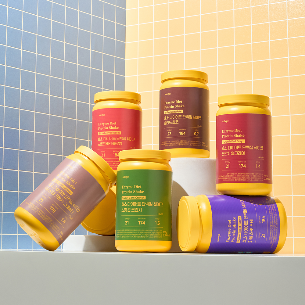 있나요 효소 다이어트 단백질 쉐이크 프로틴 대용량 식사대용 엔자임 프로틴 스윗 콘 크런치, 750g, 1개 - 상세 이미지 2