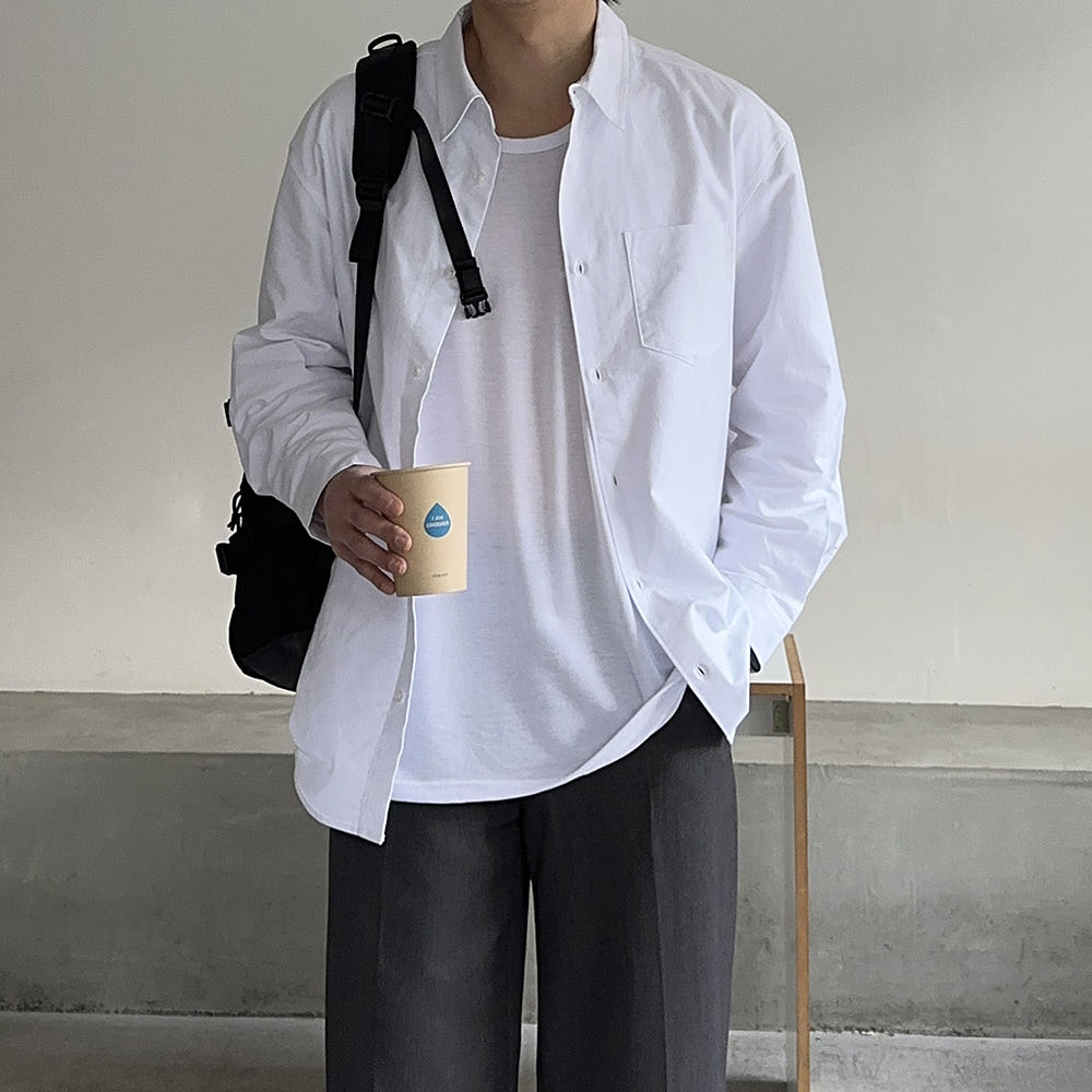 남자 반팔 셔츠 오버핏 쿨 옥스포드 흰색 가격 비교 션타운 남자 반팔 셔츠 오버핏 쿨 옥스포드 흰색