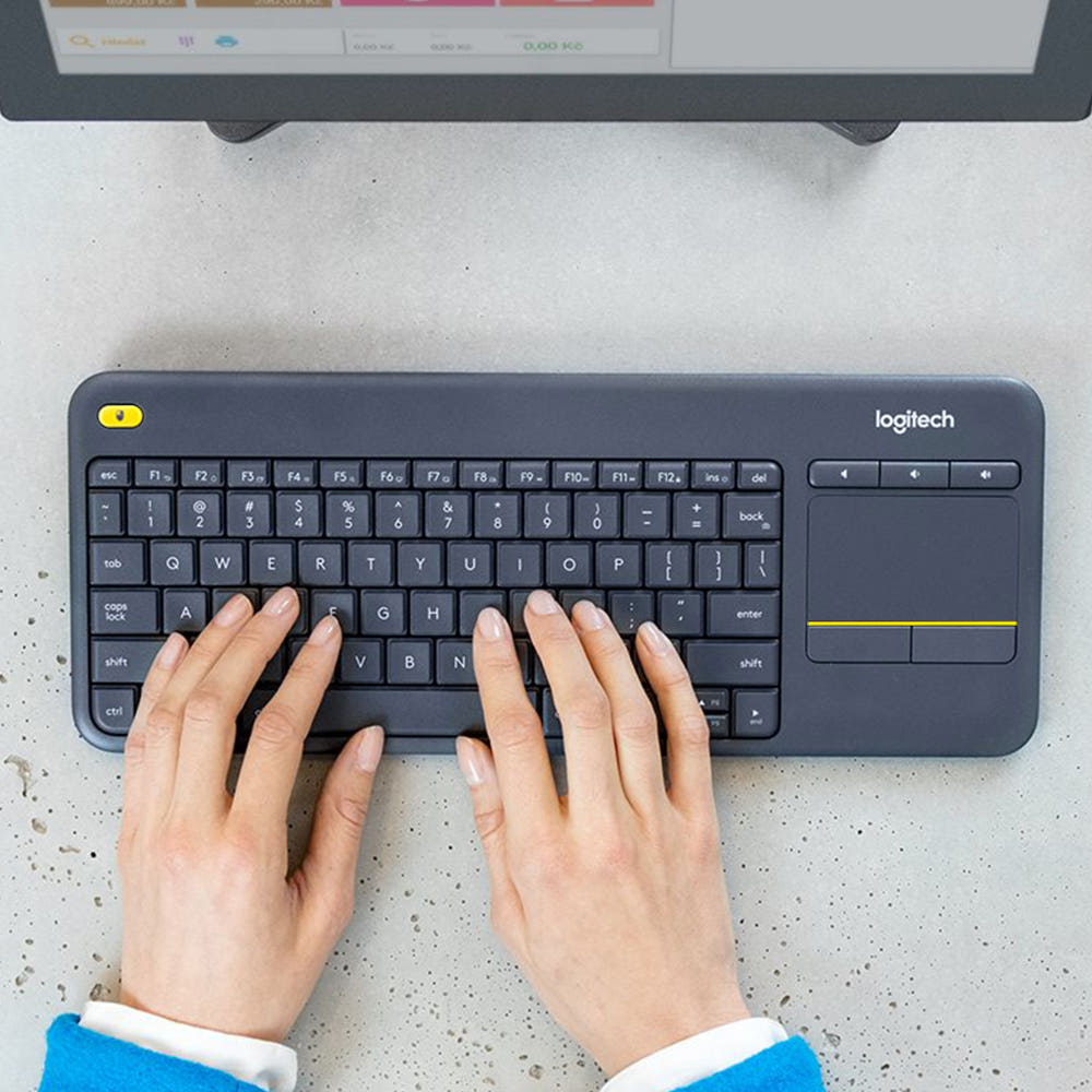 [국내정발] 로지텍코리아 K400 PLUS 무선 터치패드 키보드