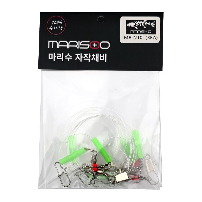 마리수 심해 갑오징어 채비 가지 80cm 가지줄 한치 채비 3개입 - 상세 이미지 5