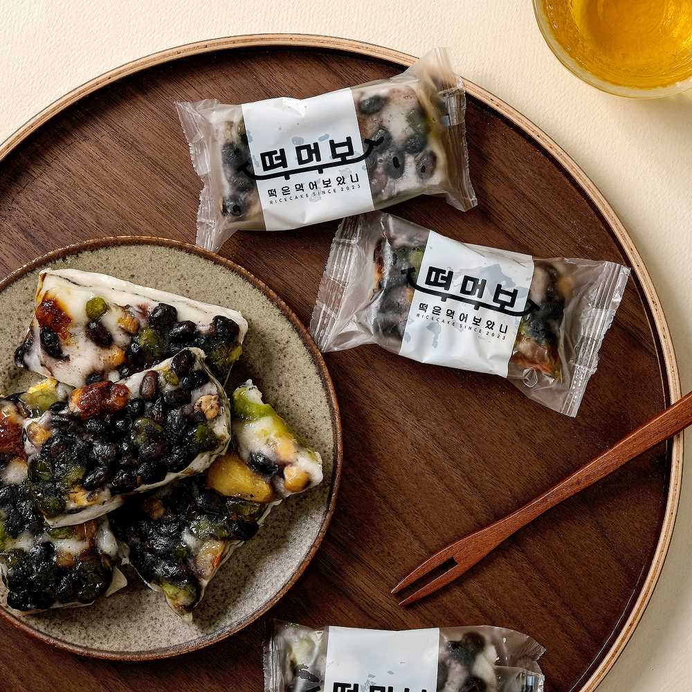 영양찰떡 개별 포장 콩 견과류 가득 쫀득 고소 달지않은 영양떡 든든한 식사대용떡 1Kg - 상세 이미지 4