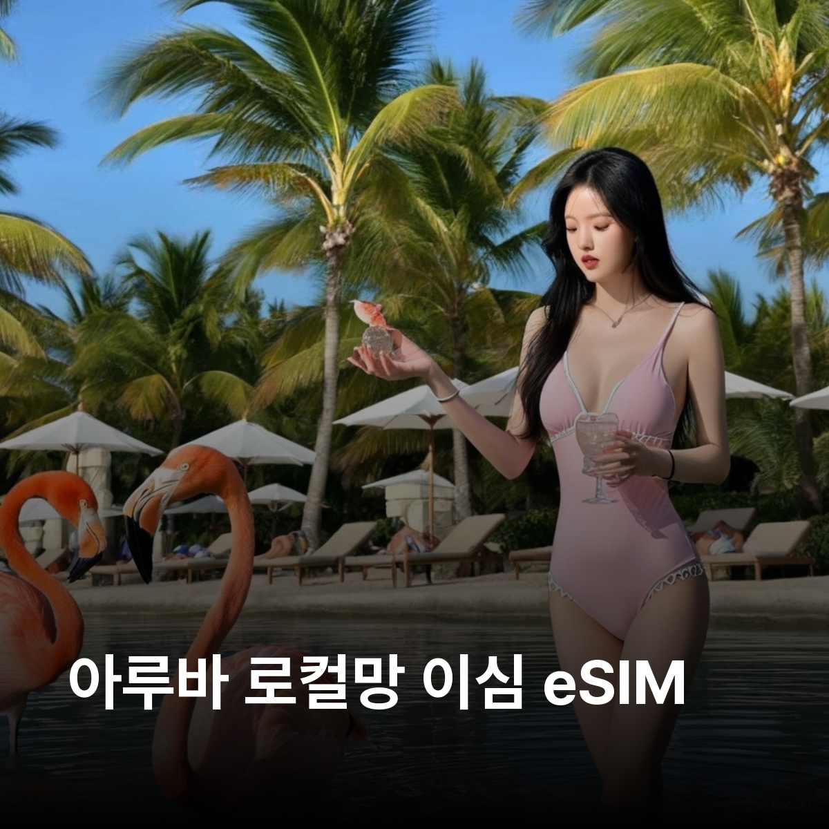 아루바 로컬망 이심 eSIM Digicel LTE 이심통 - 메인 이미지