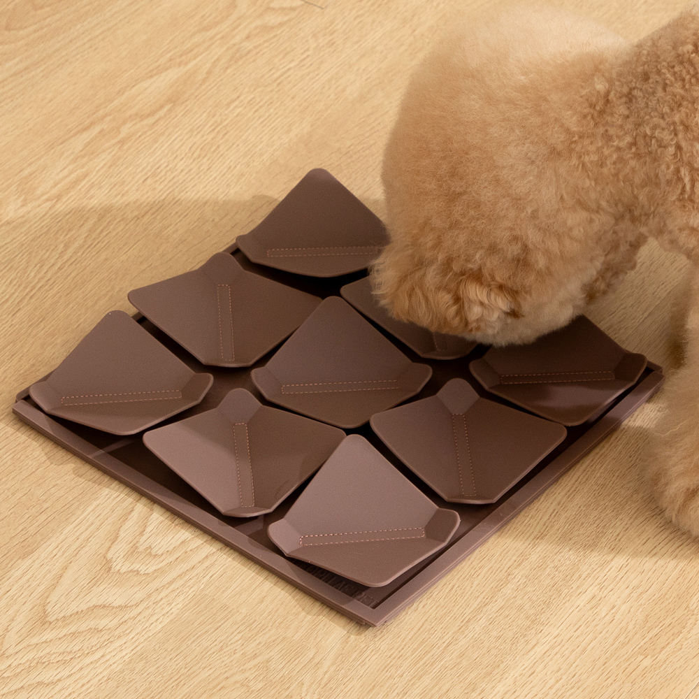 더플래 강아지 고양이 슬로우 실리콘 노즈워크 장난감