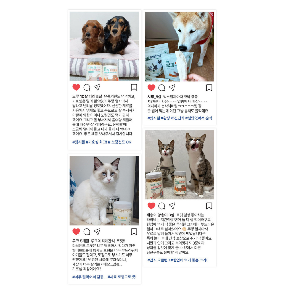 고양이 열빙어 트릿 동결건조 휴먼그레이드 강아지 간식 알배기 빙어 70g - 상세 이미지 4