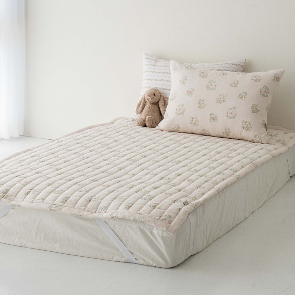 송화인데코 바니 알러지케어 먼지없는패드 논슬립 고무밴드 SS 어린이 침대패드