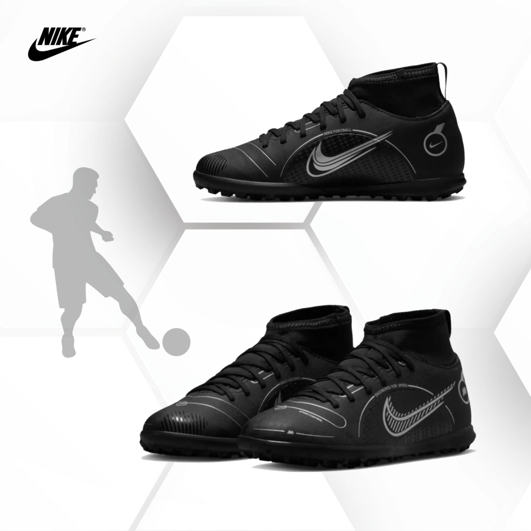 [오늘출발] 나이키 키즈 풋살화 주니어 유소년 여성 초등학생 어린이 아동 풋살화 블랙(머큐리얼 슈퍼플라이), 230
