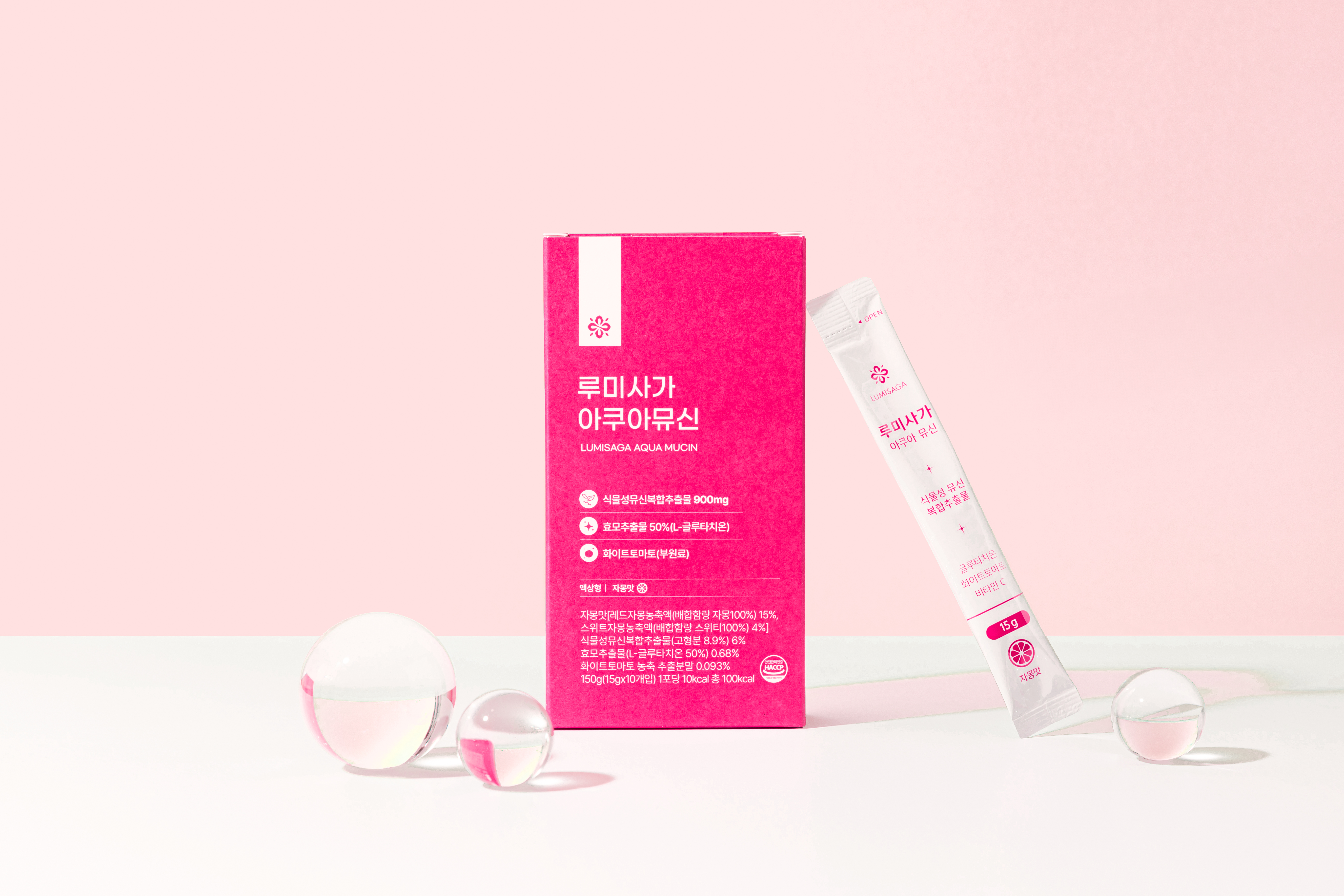 루미사가 뮤신 글루타치온 액상형 식물성 마시는 자몽맛 이너뷰티 아쿠아뮤신 10포, 1개 - 상세 이미지 4