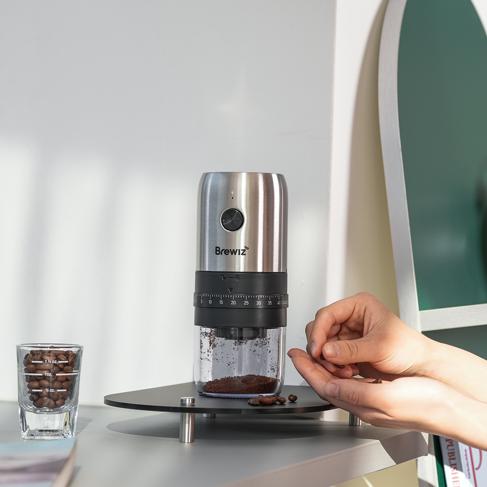 커피그라인더 무선 원두 40단계 분쇄기 전동 가정용 휴대용 자동