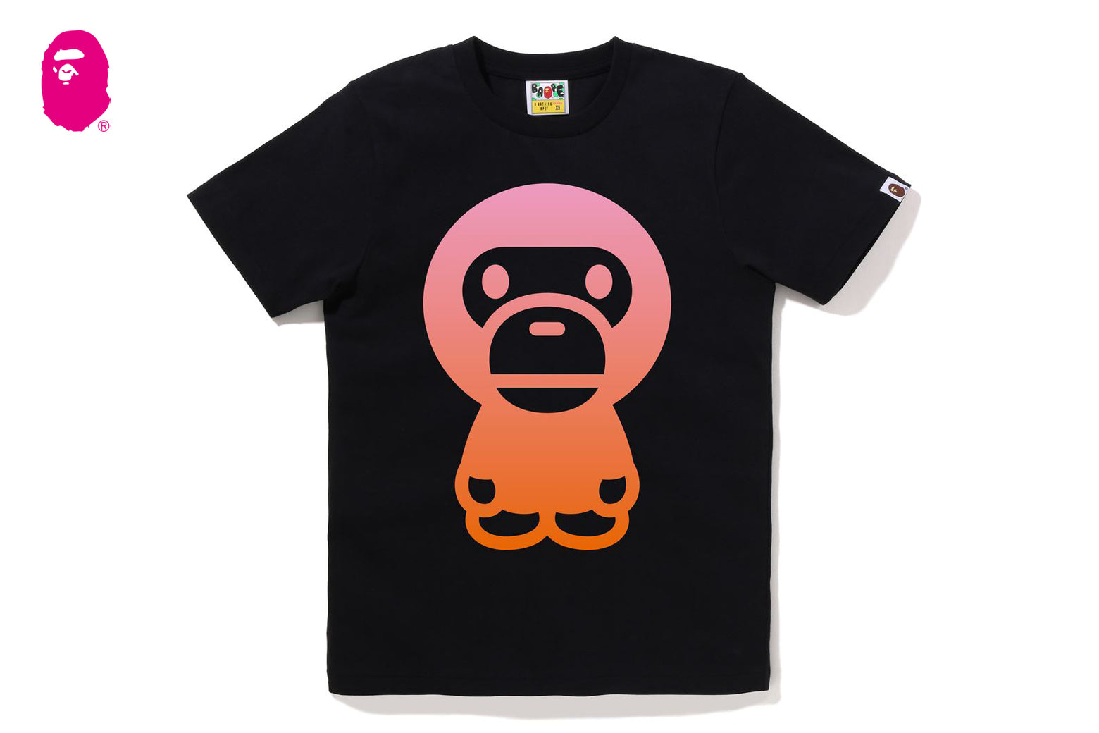 베이프 우먼즈 반팔티 GRADATION BIG BABY MILO TEE 2월 신상 2L30-210-023 - 상세 이미지 2