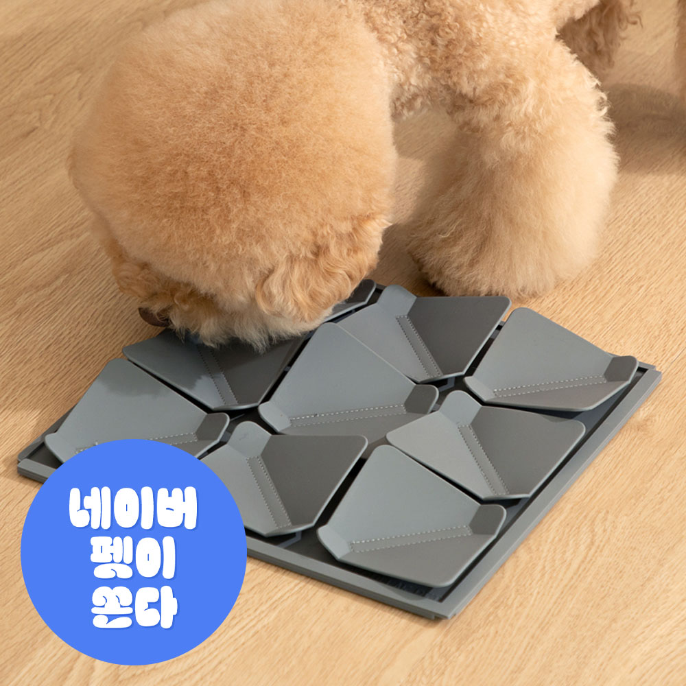 더플래 강아지 고양이 슬로우 실리콘 노즈워크 장난감