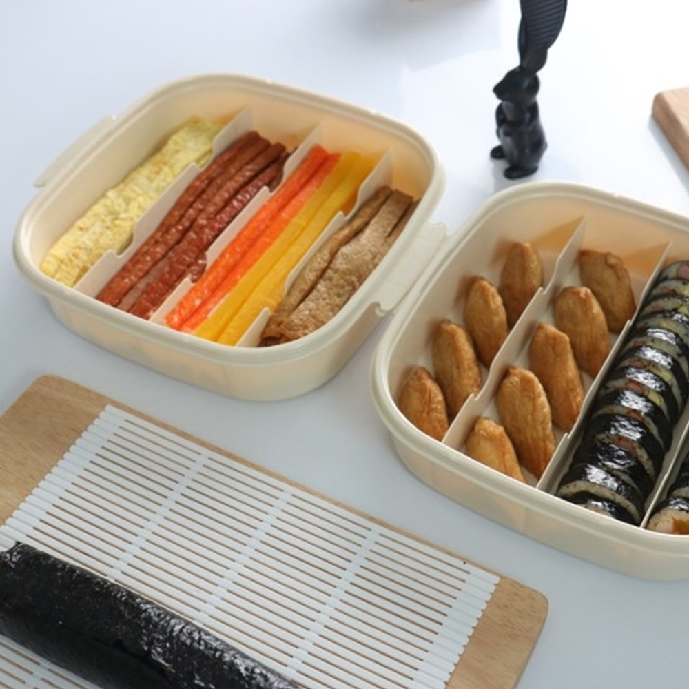 박대표마켓 김밥말이 김밥재료 보관용기 세트 - 상품 이미지