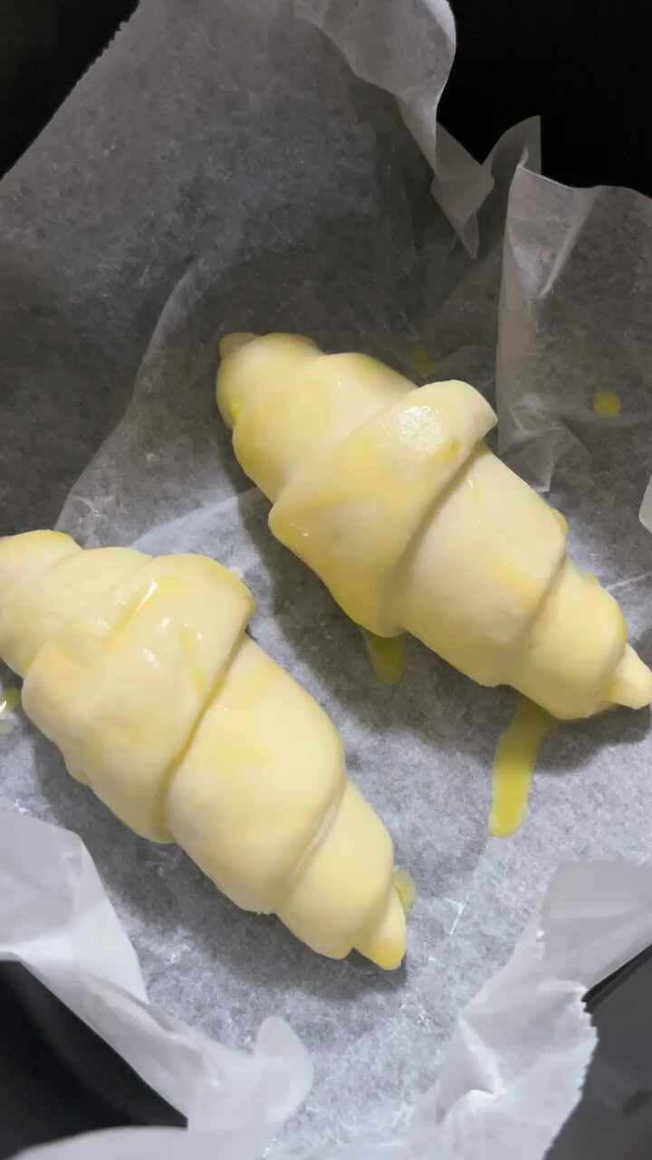 크로아상 조리 과정
