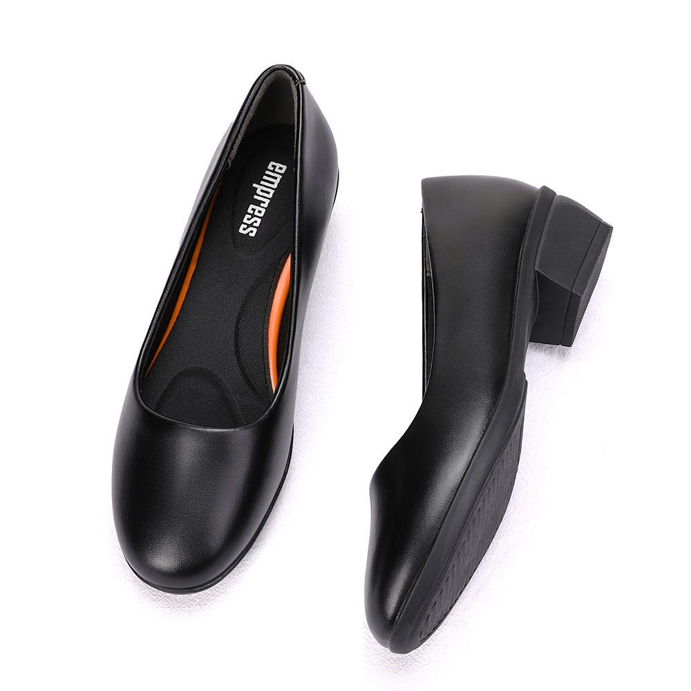 엠프리스 슈즈 엠프리스 여성 면접 승무원 구두 4cm 블랙 빅사이즈 둥근코 - 최저가 49,000원