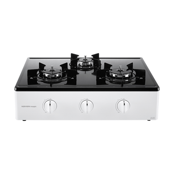 [나비엔 매직] 3구 화이트 가스레인지 GRF-6003ND/PD
