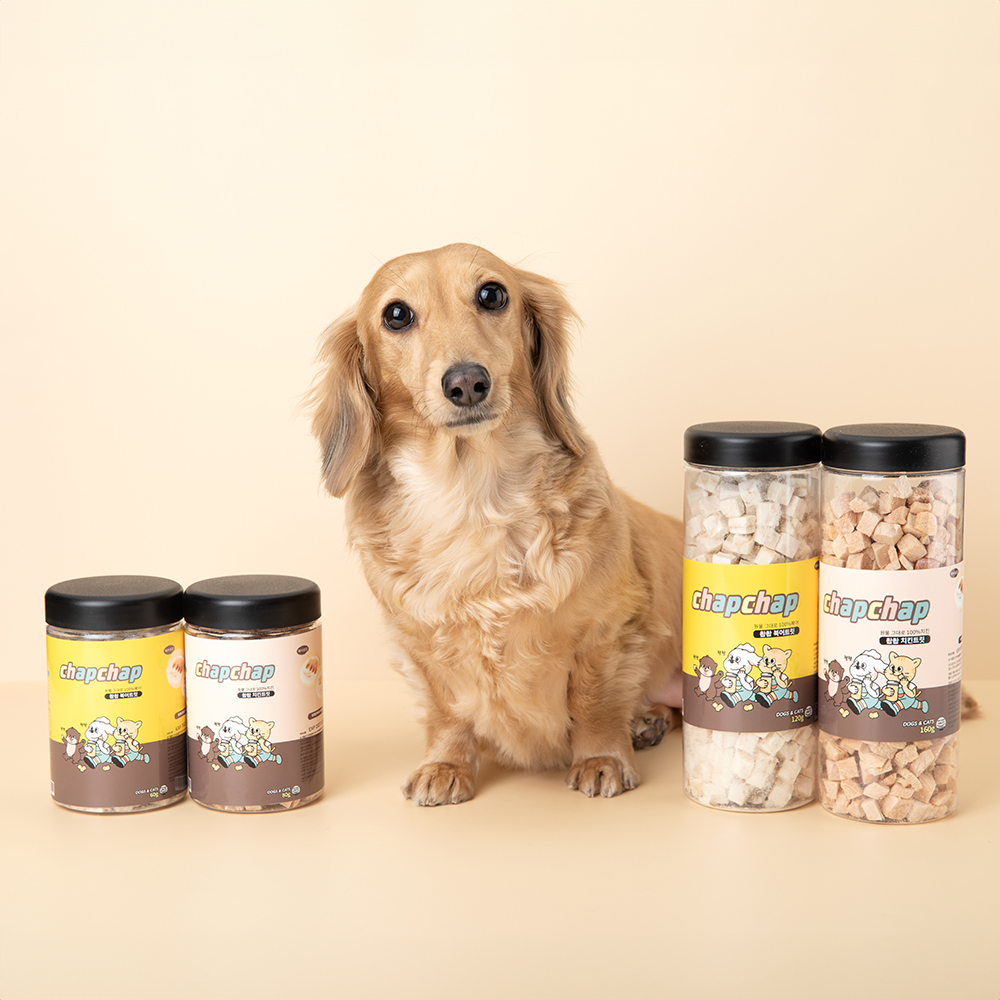 촵촵 강아지 고양이 영양 칭찬 보상 노즈워크 간식 동결건조 트릿 치킨, 80g, 1개 - 상세 이미지 3