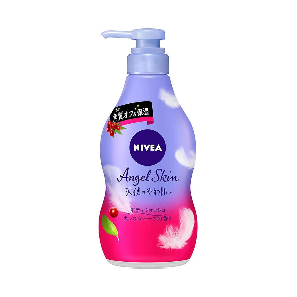 니베아 엔젤스킨 바디워시 카시스허브 리필 360ml