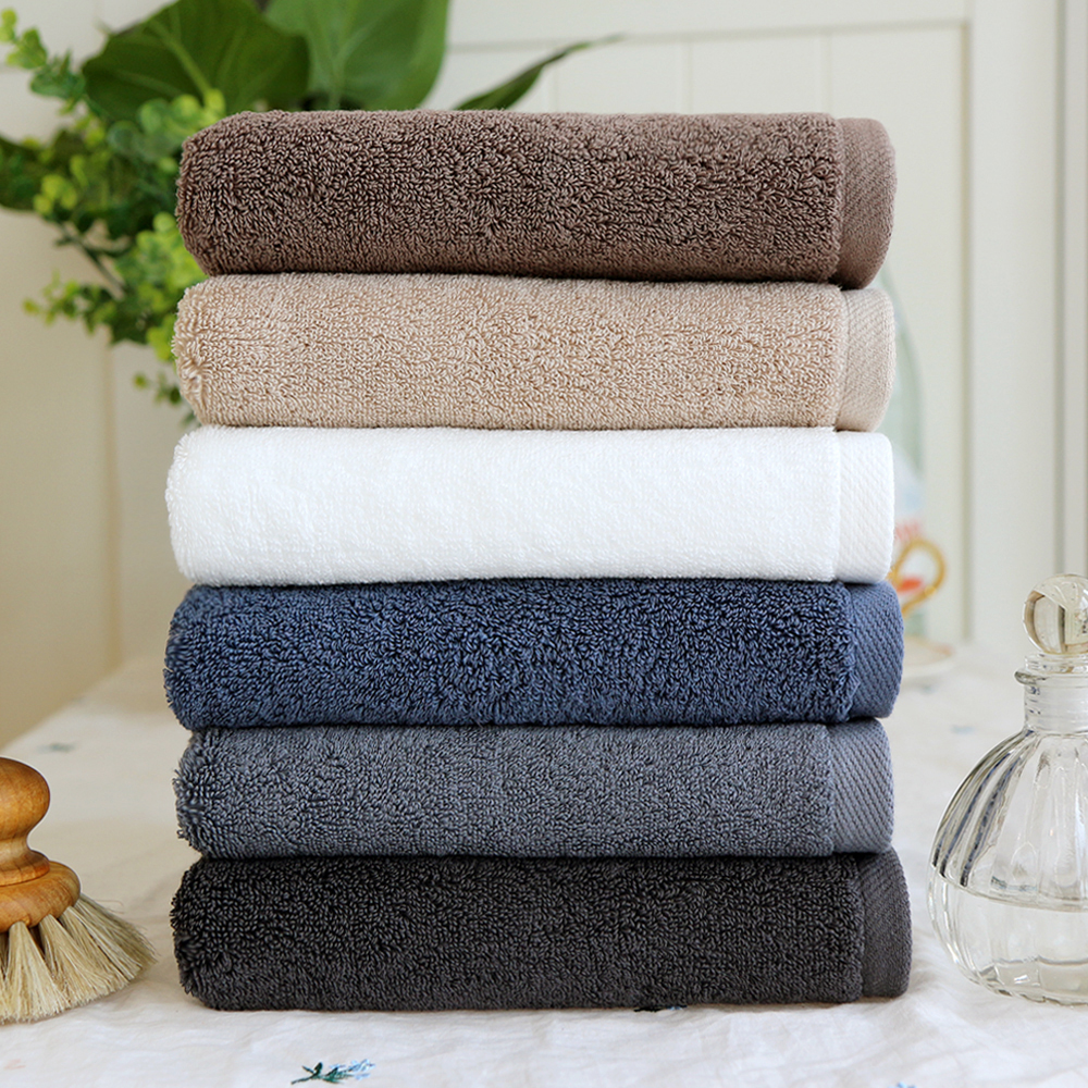 코튼리빙 호텔 수건 5장+5장 고급 결혼 답례품 기념 주문 제작 모던 170g