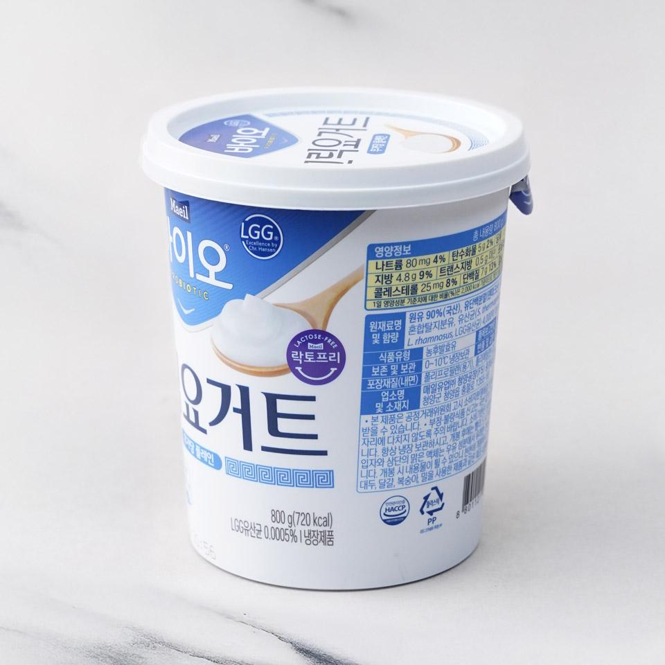 메가마트 매일 바이오 그릭요거트 플레인 800g - 상세 이미지 2