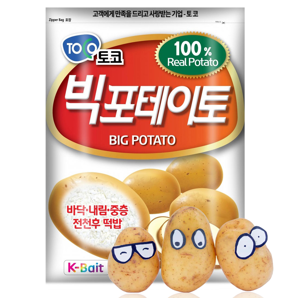 토코 떡밥 민물 낚시 빅포테이토 바닥 집어제 첨가제 - 메인 이미지