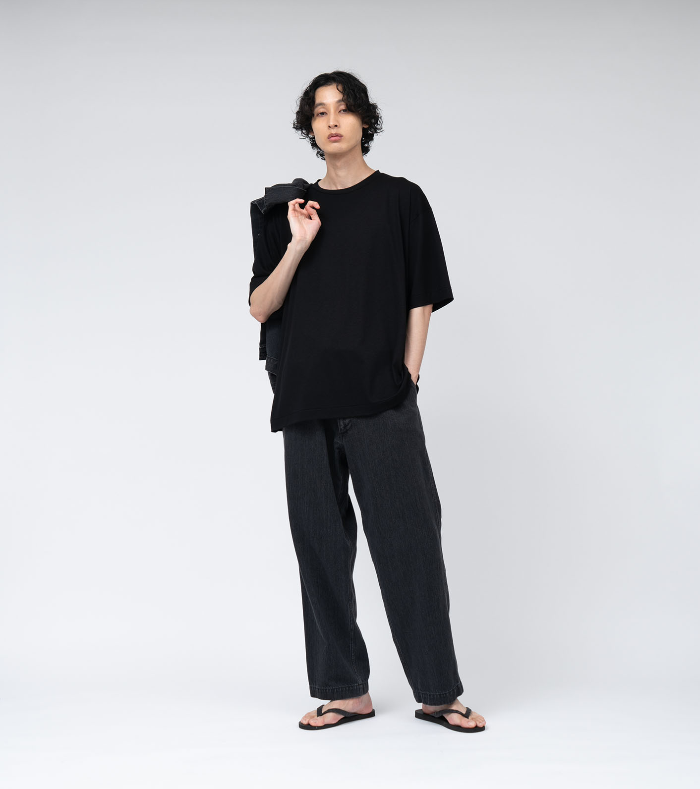 나나미카 nanamica 와이드 데님 팬츠 25SS S25SC086 2컬러 - 상세 이미지 5