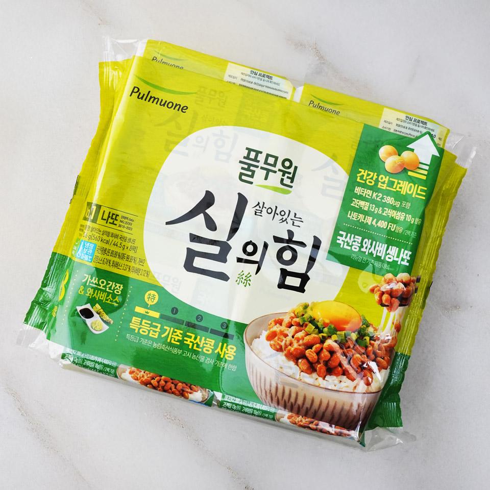 메가마트 풀무원 와사비 국산콩 생나또 4입세트 356g - 상세 이미지 2