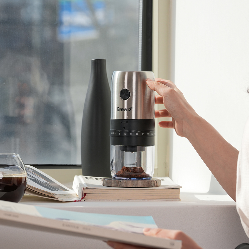 커피그라인더 무선 원두 40단계 분쇄기 전동 가정용 휴대용 자동