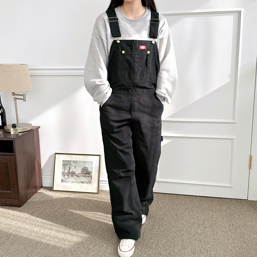 디키즈 멜빵바지 오버롤 작업복 바지 - 상품 이미지