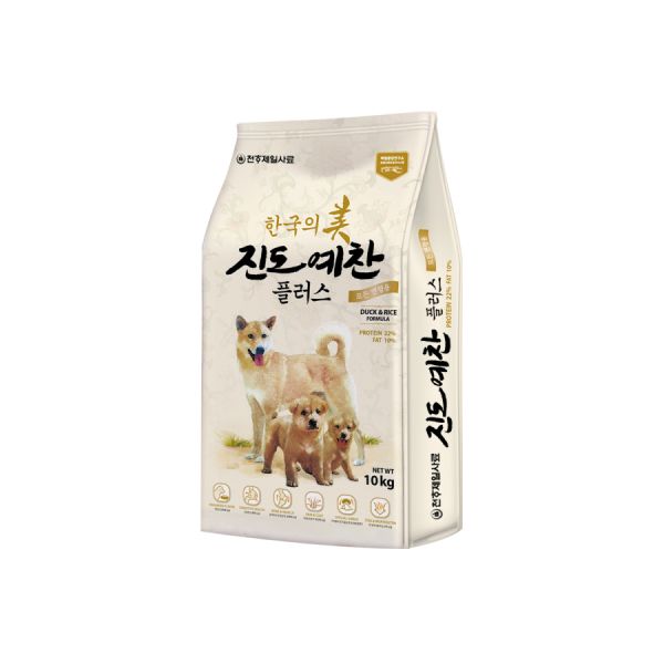 천하제일 진도예찬 플러스 10kg 전연령 강아지사료 : 콩콩다모아