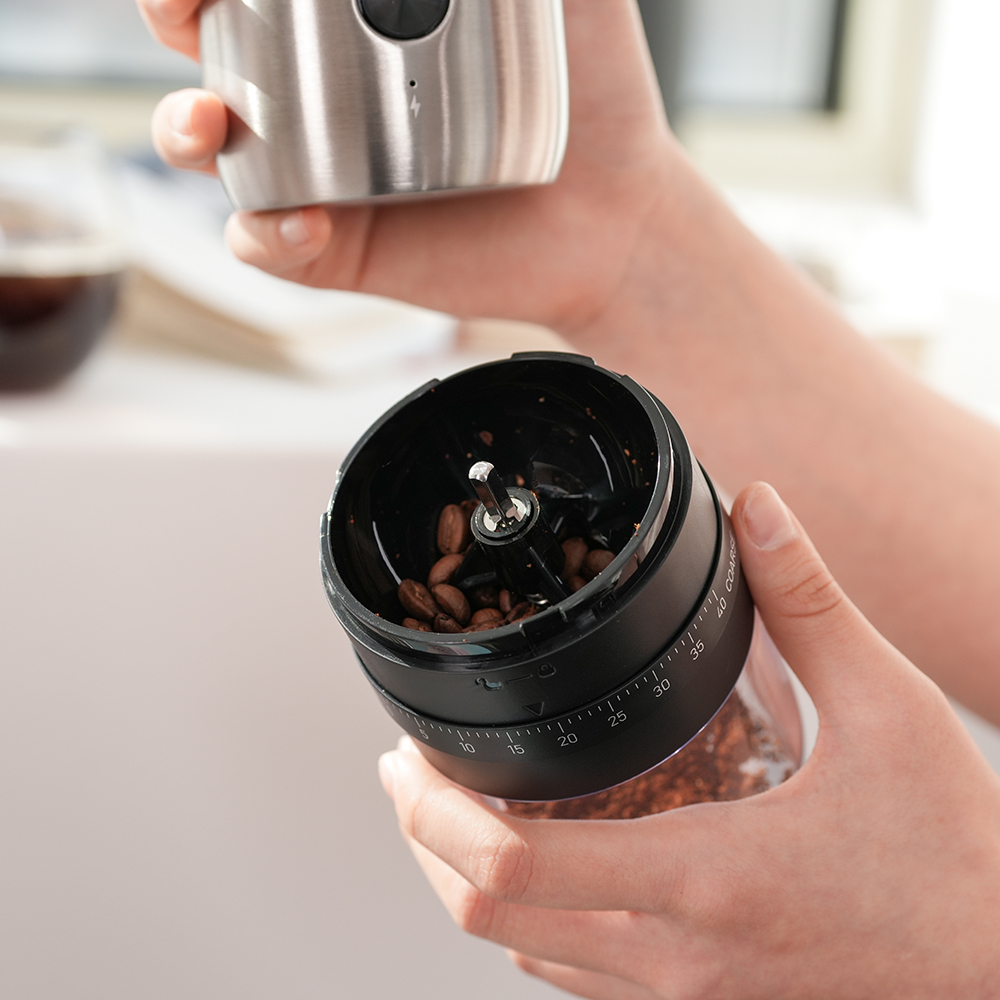 커피그라인더 무선 원두 40단계 분쇄기 전동 가정용 휴대용 자동