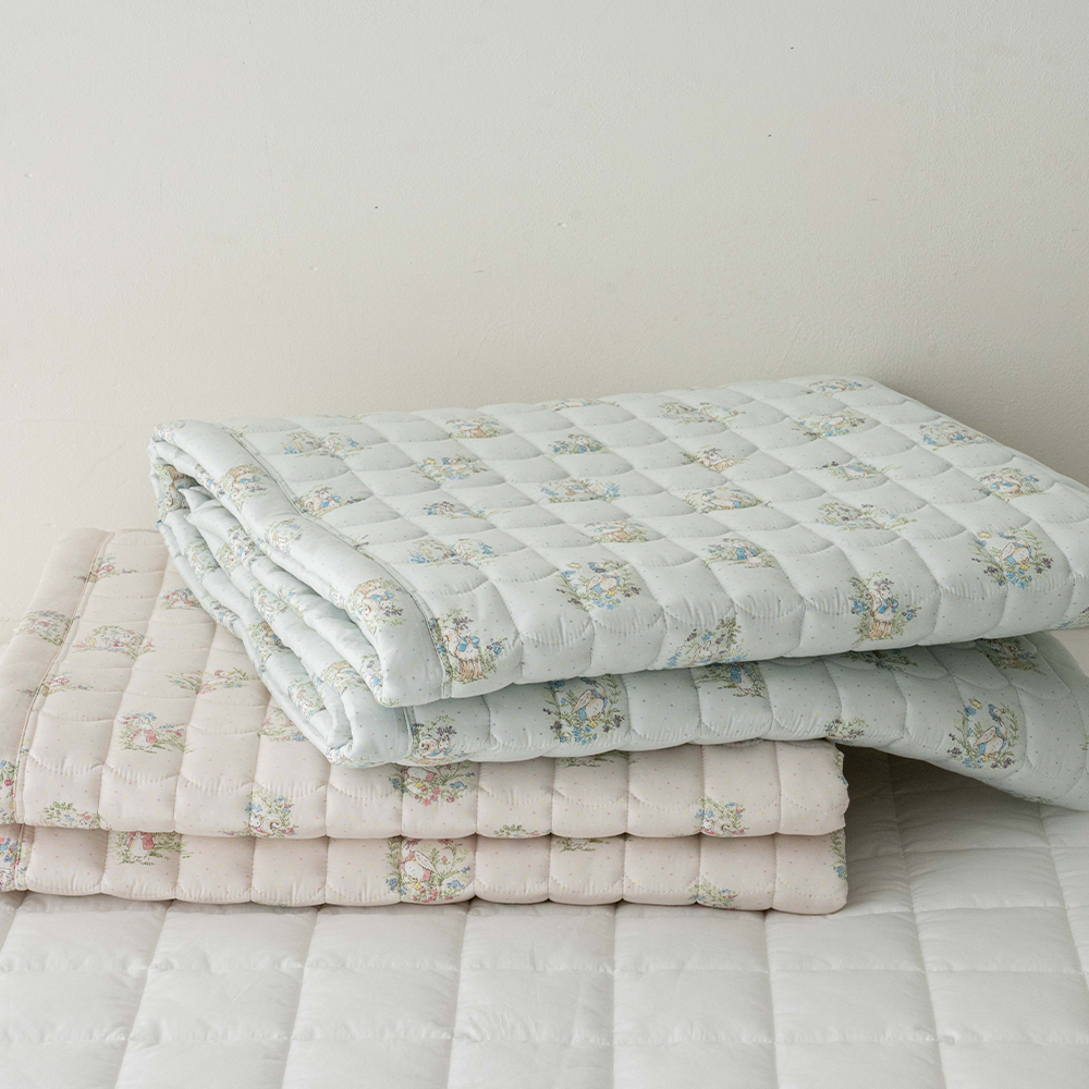 송화인데코 바니 알러지케어 먼지없는패드 논슬립 고무밴드 SS 어린이 침대패드