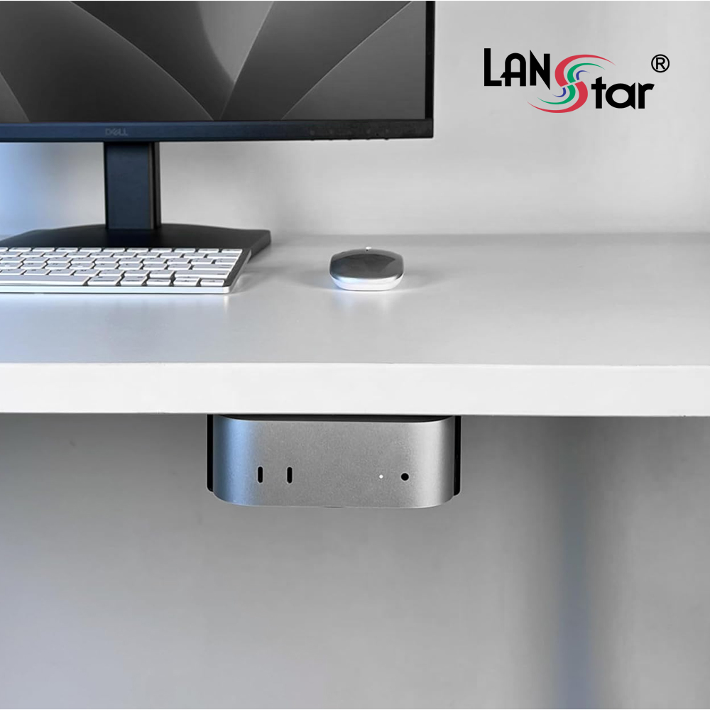 맥미니 m4 pro 브라켓 VESA 규격 발열 해소 통풍 고정 거치대 (LS-MINIBR) - 상세 이미지 2