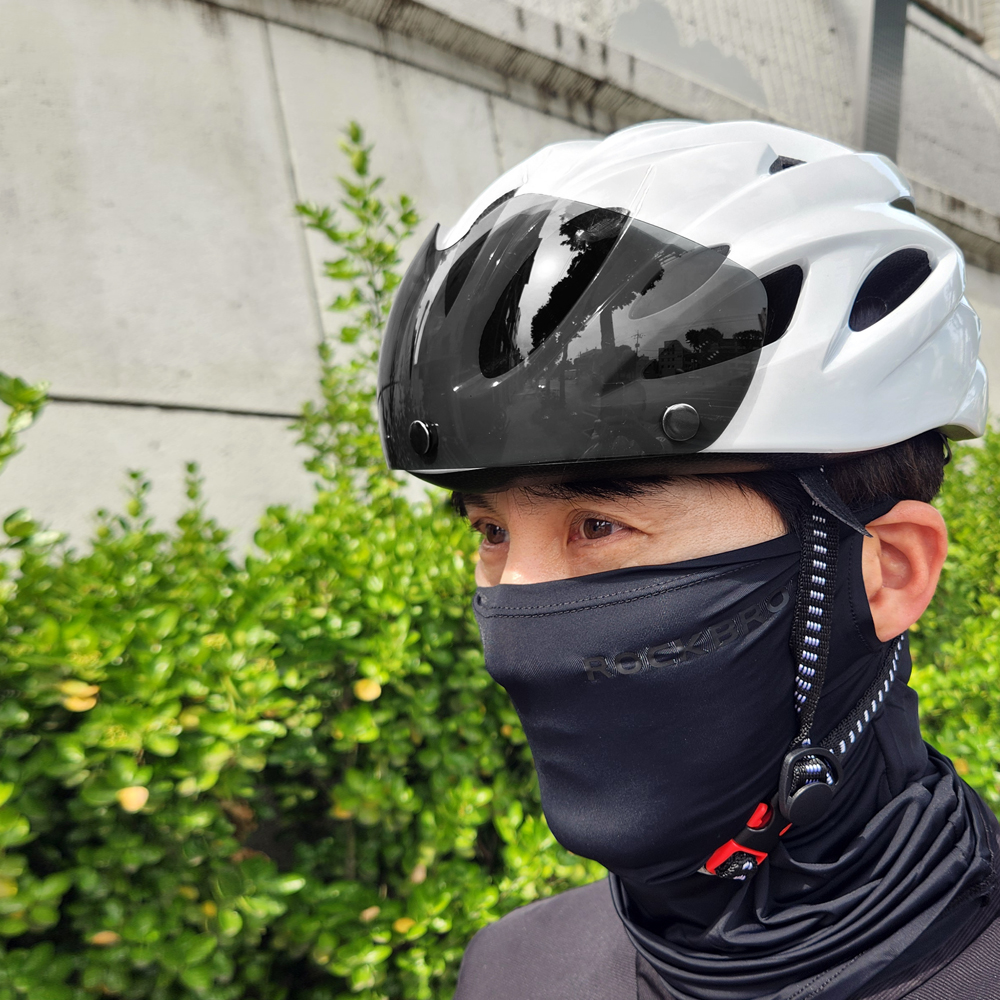 엠모터스 자전거헬멧 화이트 스텝스 에어 전동킥보드 고글 헬멧 후미등 라이트 이미지 8