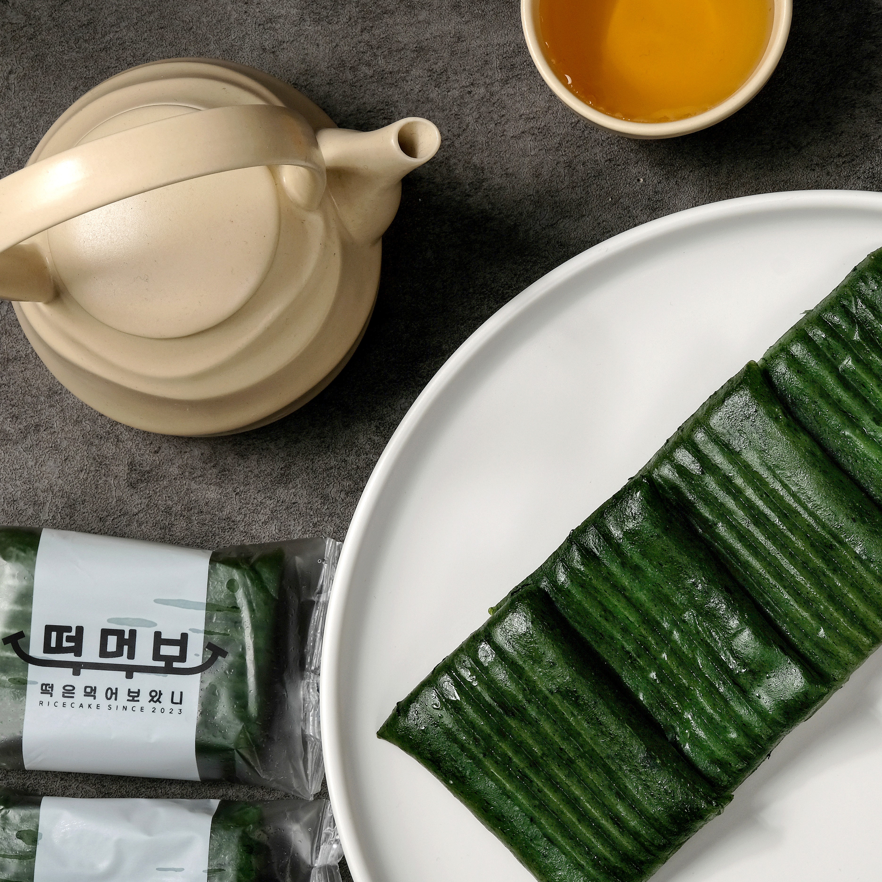 떡먹보 국내산 해풍 쑥 절편 개별포장 아침 대용 떡 간식 1.2kg 3박스 - 상세 이미지 4