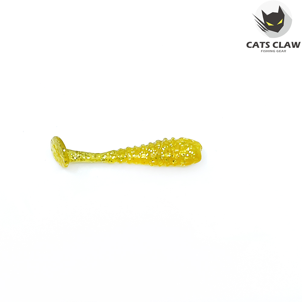 캣츠크로우 스컬쉐드 볼락웜 꺽지웜 그럽웜 003 골드, 3.8cm(1.5인치) - 상세 이미지 4