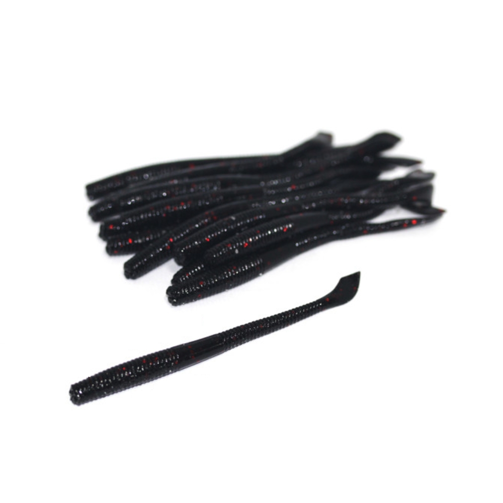 캣츠크로우 컷티 컷테일 네꼬리그 스트레이트웜 007 블랙 레드, 10cm(4인치) - 상세 이미지 3