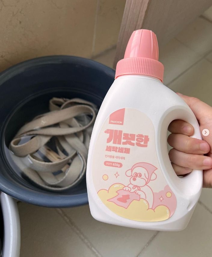 강아지 주방용 세제+세탁세제 SET 반려동물 밥그릇 주방 세정제 설거지 하네스 이불 세탁 이미지 7