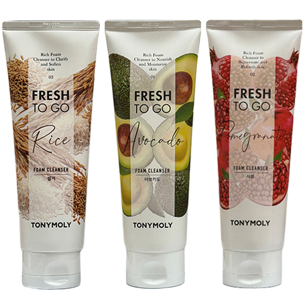 토니모리 프레쉬투고 폼 클렌저 3종세트 (아보카도170ml+석류170ml+쌀겨170ml) : 스킨몰
