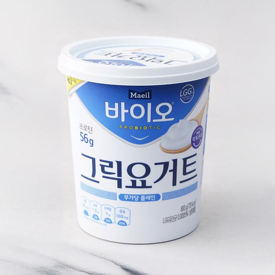 메가마트 매일 바이오 그릭요거트 플레인 800g