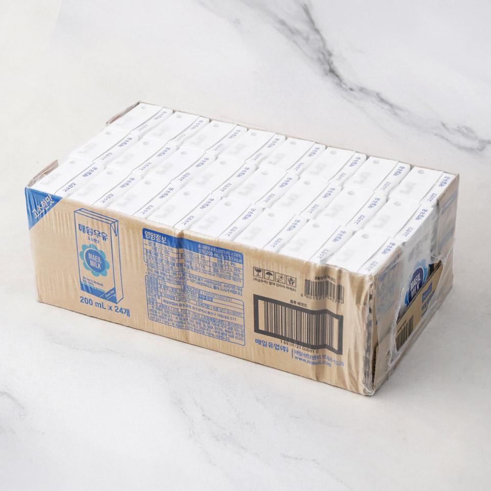 메가마트 매일 고소한맛 멸균 우유 tray 200mlx24 - 상세 이미지 2