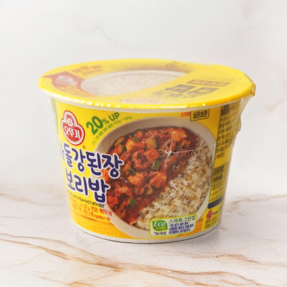 메가마트 오뚜기 컵밥 차돌 강된장 보리밥(즉석국) 315g - 상세 이미지 2
