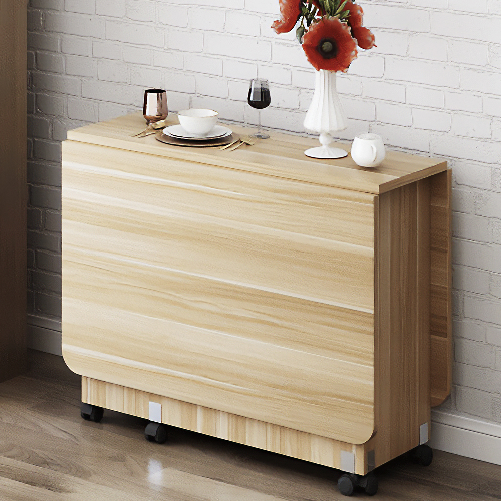 접이식 간이 테이블 폴딩 탁자 식탁 사각 책상 화이트 120